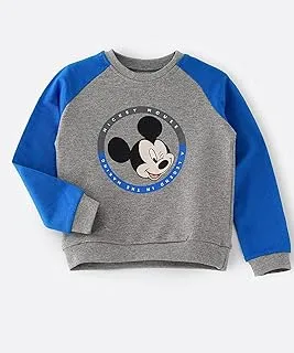 Mickey Mouse Sweatshirt for Infant Boys - Grey/Blue, 18-24months