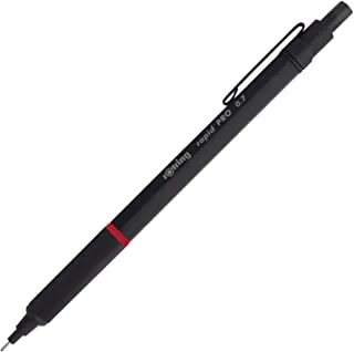 Rotring 1904257 Rapid Pro قلم رصاص ميكانيكي ، 0.7 مم ، أسود غير لامع