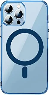 Wiwu Magnetic Crystal Series Anti-Drop Case for iPhone 14 Pro 6.1-Inch, Transparent Blue