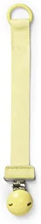 Elodie Details Wooden Pacifier Clip, 19 cm Length x 3.5 cm Width, Sunny Day Yellow