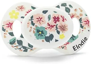 Elodie Details Baby Pacifier for Newborn Babies, 5.3 cm Width x 2.3 cm Height, Floating Flowers