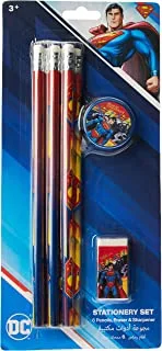 Warner Bros Superman Man of Tomorrow Pencil Set 8-Pieces