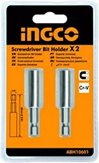 Ingco ABH10601 Screwdriver Bit Holder 2-Piece Set, 60 mm Size