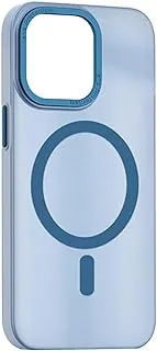 Wiwu Ultra Thin Magnetic Frosted Anti-Drop Case for iPhone 14 Plus 6.7-Inch, Blue