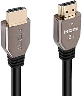 Promate HDMI 2.1 Cable, Premium High-Speed 48Gbps 8K HDMI to HDMI Cord with Dynamic HDR, Enhanced Audio Return, 2m Tangle-Free Cord and 3D Video Support for HDTV, Apple, PlayStation