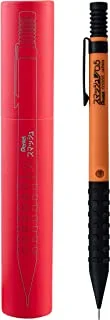 قلم رصاص ميكانيكي Pentel Smash (0.5 مم) - إصدار خاص لهجات برتقالية مع أنبوب (Q1005LAF-TB)