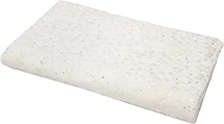 بطانية بيبي سبوت يونيكورن للأطفال مقاس 100 سم × 75 سم ، أبيض