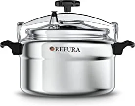 Refura Aluminium Pressure Cooker 11L RE-608 | Pressure Pot | Arabic Cooker | Silver