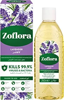 Zoflora Multi-Purpose Concentrated Disinfectant 250 ml, Lavender