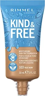 Rimmel London Kind & Free Foundation - 103 - True Ivory, 30ml