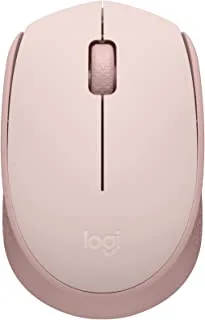 Logitech M171 Wireless Mouse for PC, Mac, Laptop, 2.4 GHz with USB Mini Receiver, Optical Tracking, 12-Months Battery Life, Ambidextrous - Rose, One Size