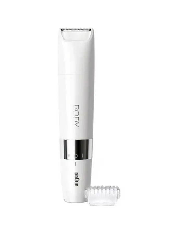 BRAUN Braun BS 1000, Body Mini Trimmer  Wet & Dry with trimming comb, White. White