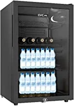 GVC Pro 132 Liter Mini Refrigerator Showcase with Glass Door | Model No 56010025 with 2 Years Warranty