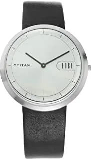 Titan Ishi by Edge Zen Silver Dial Leather Strap Watch