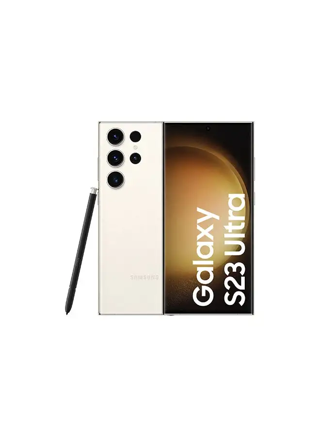 Samsung Galaxy S23 Ultra 5G Dual SIM Cream 12GB RAM 256GB  - Middle East Version