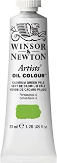 Winsor & newton 1214084, cadmium green pale artists' oil colour paint, 37ml tube, 37-ml