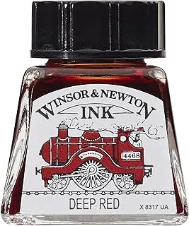 Winsor & Newton Drawing Ink Bottle, 14ml, Deep Red
