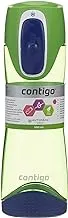 Contigo Swish Autoseal Water Bottle, Large BPA Free Drinking Bottle, Leakproof Gym Bottle, Ideal for Sports, Running, Bike, Running, Hiking, Citron/Cobalt, 500 ml