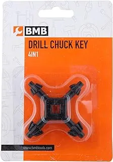 BMB Tools Drill Chuck Key 4 In 1 | مفتاح المثقاب الكهربائي | مفتاح وجع المثقاب متعدد الوظائف | سهل الحمل ظرف المثقاب الكهربائي الصغير