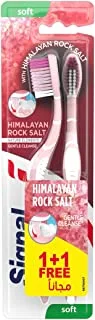 Toothbrush with Himalayan Rock Salt, Extra Soft (Twin pack)