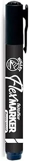 FlexOffice Permanent Marker 12-Pieces, 1.5 mm Point Size, Black