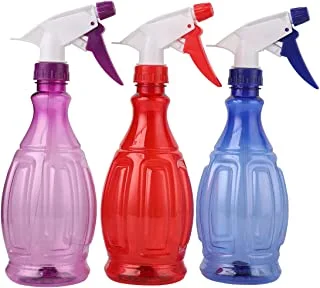 BMB Tools 3pcs Colored Spray Kit| 500ml Empty Colorful Adjustable Nozzle Plant Mister |Spray Bottles Number 3