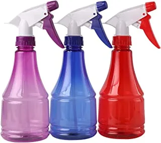 BMB Tools 3pcs Colored Spray Kit| 500ml Empty Colorful Adjustable Nozzle Plant Mister |Spray Bottles Number 5