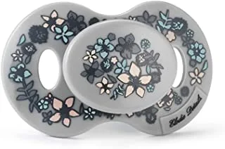 Elodie Details Petite Botanic Print Pacifier for 3+ Months Baby, Grey