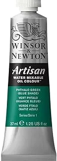 Winsor & Newton Artisan Water Mixable Oil Colour, 37ml tube, Phthalo Green (Blue Shade)