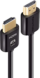 Promate HDMI cable, 24K Gold Plated Ultra High-Definition 4K HDMI 5M Cable with High-Speed Ethernet Support and 3D Video Support for all HDMI Supported Devices, HDTV,