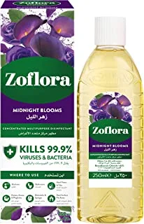 Zoflora Multi-Purpose Concentrated Disinfectant 250 ml, Midnight Blooms