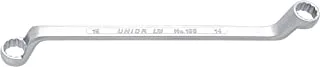 UNIOR 600524 -180/1 - Offset ring wrench 18x19 Size, premium chrome vanadium steel, made according to standard ISO 10104