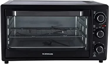 Olsenmark 45 Liter 2000W Electric Kitchen Oven with Knob Control | Model No OMO2435 with 2 Years Warranty