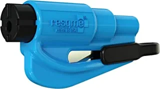 resqme The Original Keychain Car Escape Tool, Made in USA (Blue)