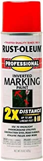 Rust-oleum Inverted Marking Paint - 266591-15 Fl. Oz, Red
