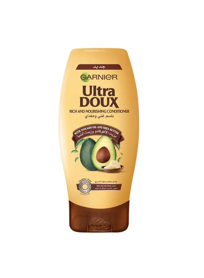 Garnier Ultra Doux Avocado Oil And Shea Butter Nourishing Conditioner White 400ml