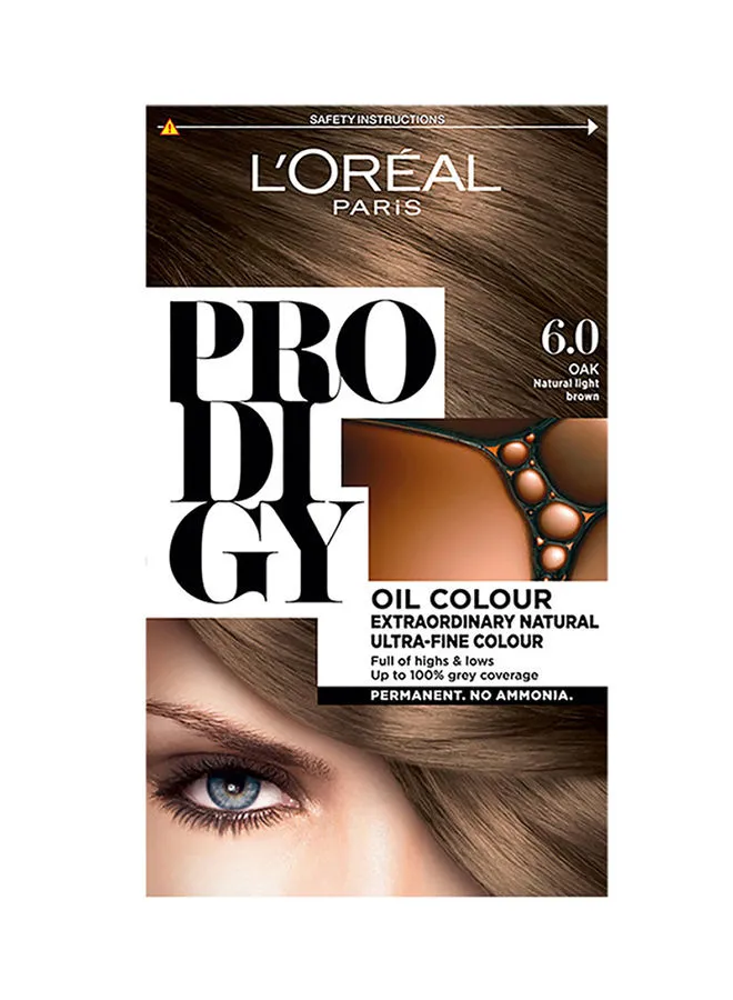L'OREAL PARIS Prodigy Hair Colour Kit 6.0 Dark Blonde
