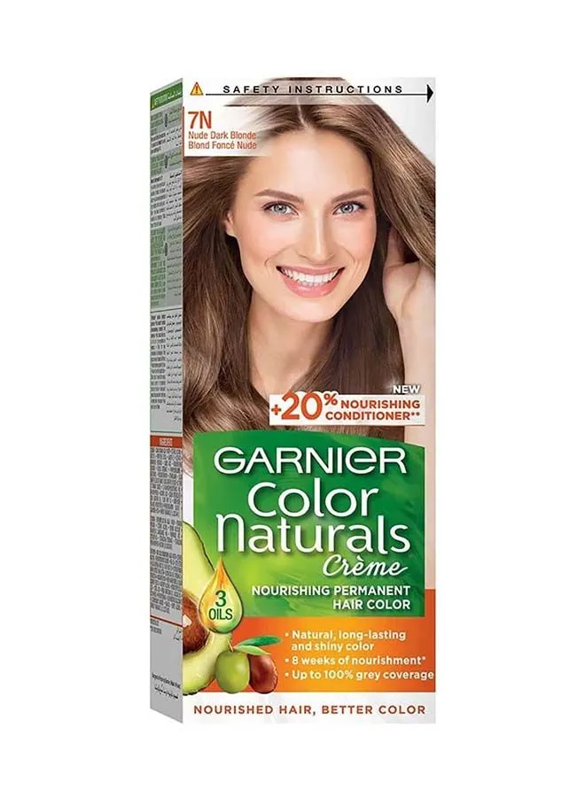 Garnier Color Naturals Creme Nourishing Permanent Hair Color 7N nude dark Blonde