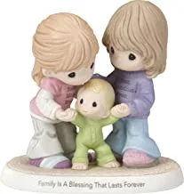 Precious Moments Family is A Blessing That Lasts Forever Mom & Grandma with Baby Bisque Porcelain Home Decor Collectible Figurine 173009,Multicolor, One Size
