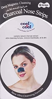 Cool and Cool Charcoal Nose Strips 6-Pieces