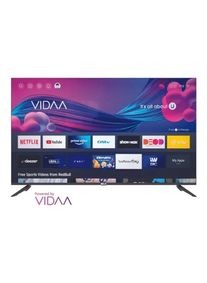 ATC 55-Inch 4K Smart TV LED ViddaOS System Magic Remote With Dolby Audio 55UHVD Black