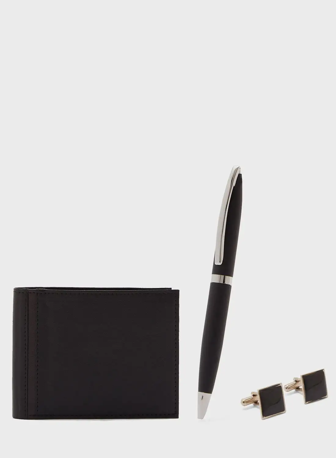 محفظة روبرت وود ، مجموعة هدايا قلم وكفة