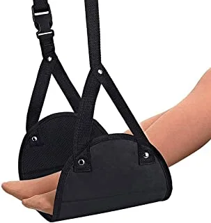 Airplane Footrest - Best Travel Foot Rest, Airplane Travel Accessories, No Clashing Foot Hammock & Portable Plane Leg Rest, Provides Relaxation and Comfortable for Long Flight