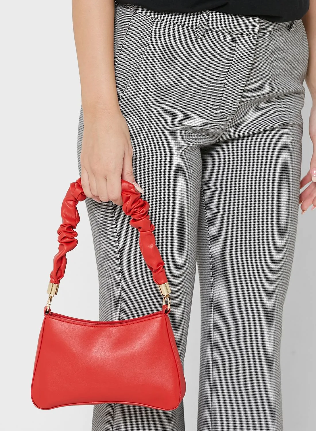 ELLA Scrunchy Strap Shoulder Handbag