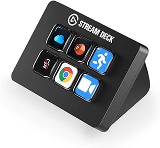 Elgato Stream Deck Mini - Live Content Creation Controller With 6 CUStomizable Lcd Keys For Windows 10 And Macos 10.13 Or Later