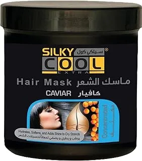 Silky Cool Hair Mask with Caviar Extract 1000ml for deep protection and nourishing