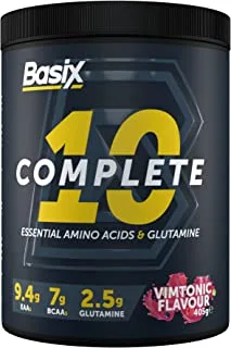Basix Complete 10 Vimtonic Eaas ومسحوق الجلوتامين 405 جم
