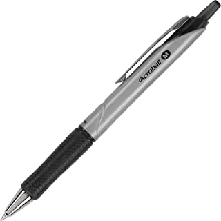 أقلام حبر جاف قابلة لإعادة الملء وسحب بايلوت Acroball Pro متقدم ، نقطة متوسطة ، حبر أسود ، 12 عبوة (31910)