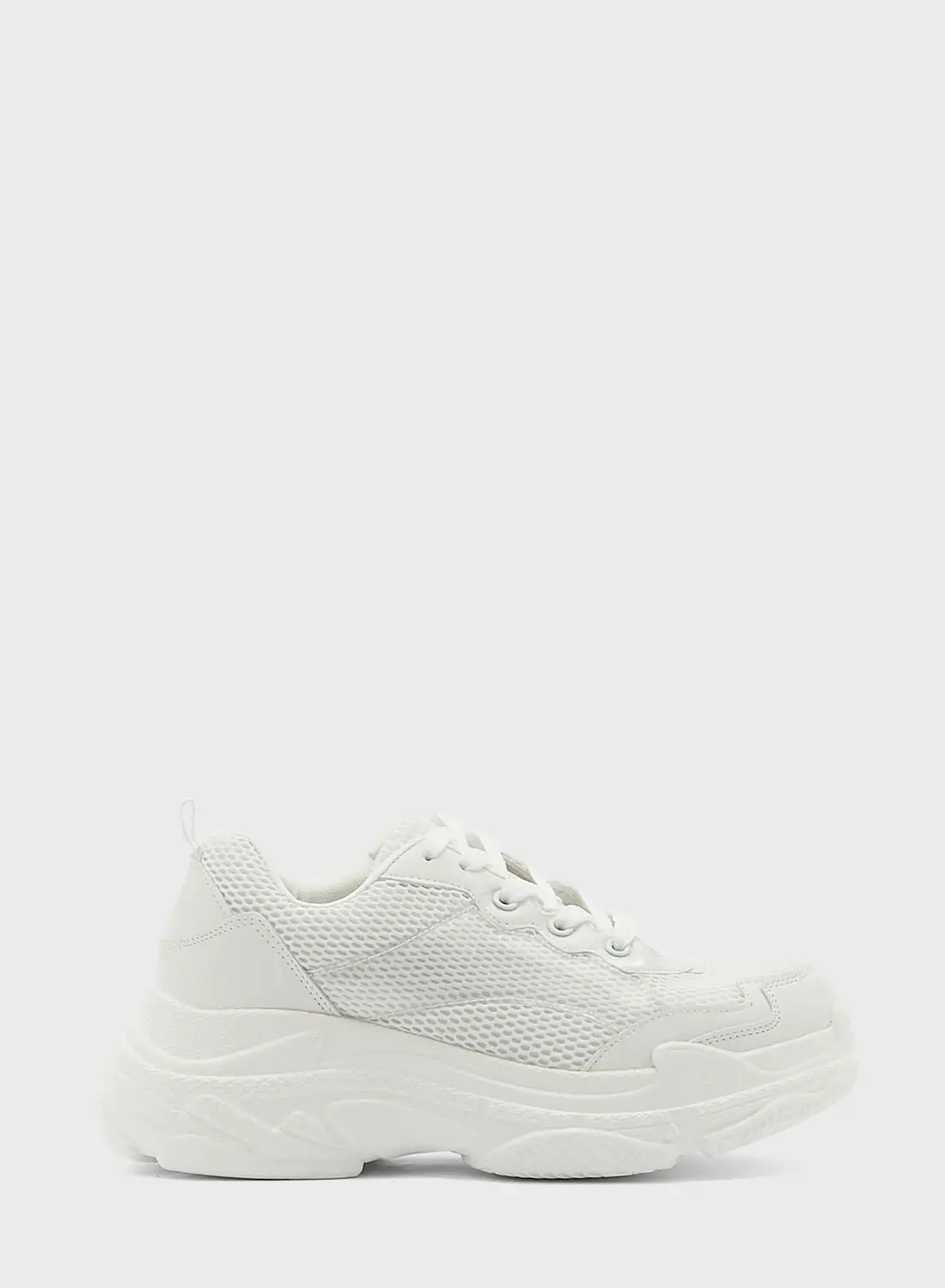 Ginger Textured Patent Chunky Sneaker