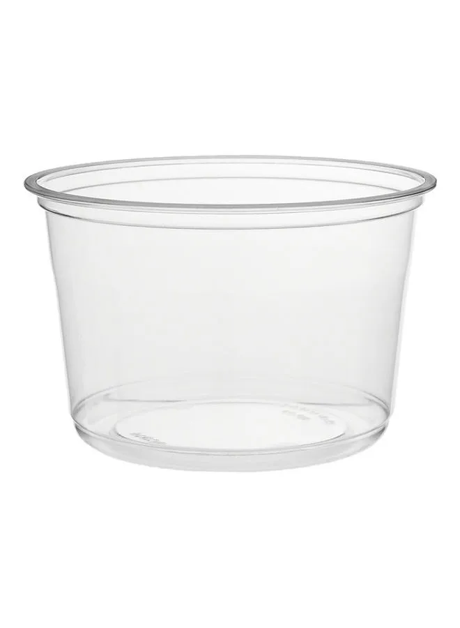 Hotpack 10-Pieces Round Deli Container With Lid Clear